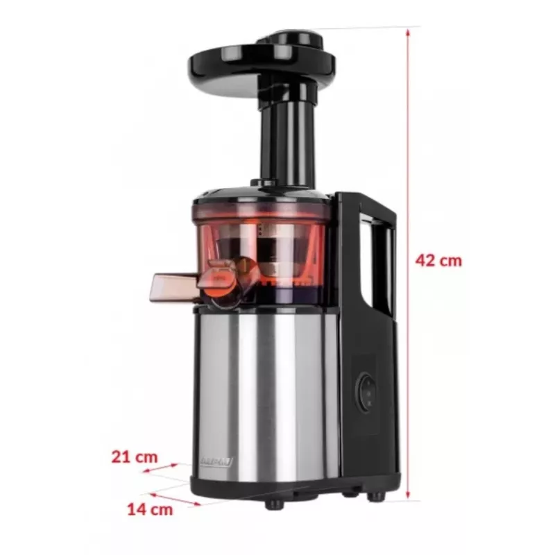Extrator de sumos lento MPM MSO-12M 200W — extrator mastigador para fruta e legumes