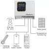Inversor QOLTEC ECO Solar Boost 4kW MPPT LCD, 4 kW de saída, regulação de carga MPPT, ecrã LCD