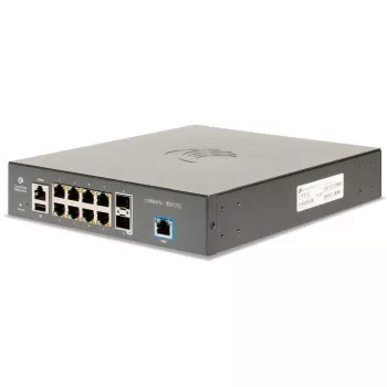 Switch Ethernet inteligente Cambium Networks cnMatrix EX1010 8 portas 1 Gbps e - Switch - fibra ótica (FO)