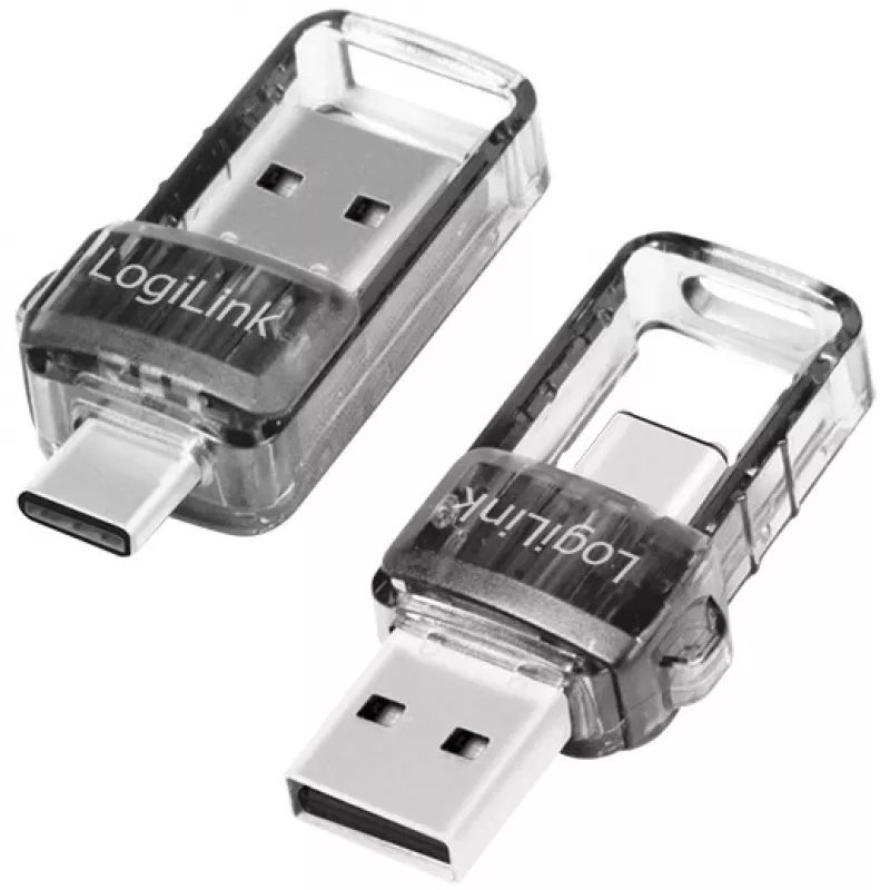 LogiLink BT0054 adaptador USB Bluetooth 5.0 EDR, USB-A/USB-C