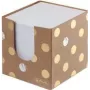 Bloco de notas quadrado Herlitz Pure Glam dourado branco 700 folhas autoadesivo