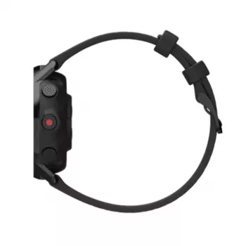 Polar Grit X Pro - Titânio - Relógio desportivo com pulseira - couro perfurado - cinzento - Tamanho da pulseira: M/L - Ecrã 3cm (1,2 polegadas) - Bluetooth - 41 g (90085777)
