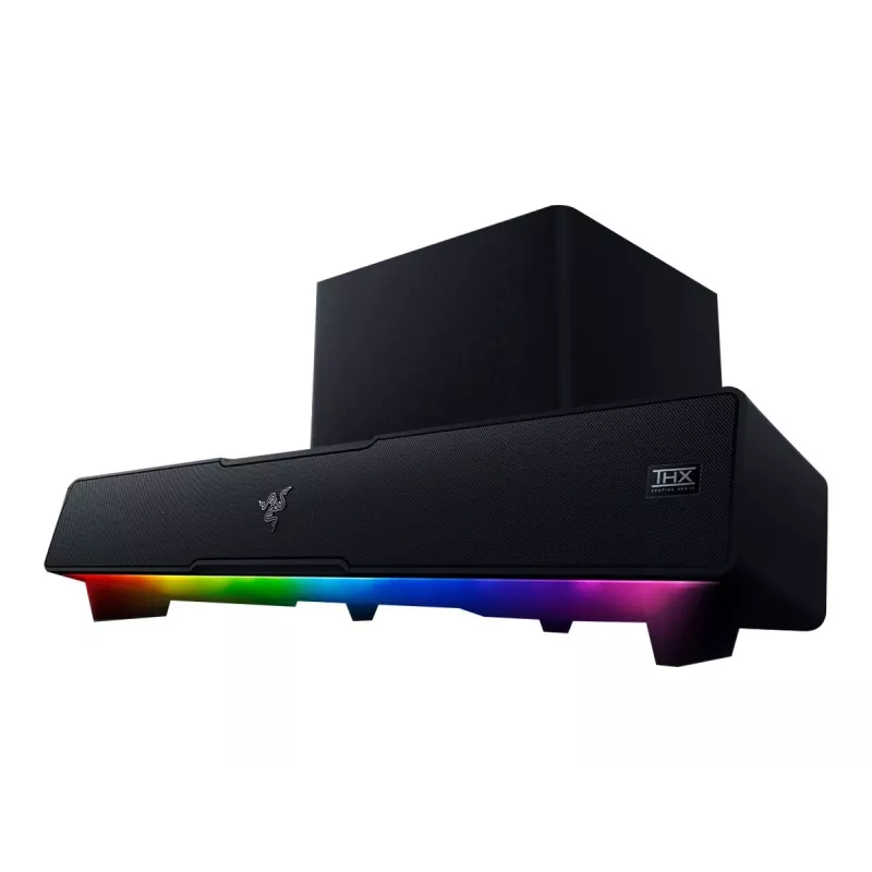 Soundbar Razer Leviathan V2 preta 65 W