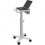 Carrinho para portátil Ergotron StyleView, SV10 – carrinho para notebook – médico – metal – branco, alumínio – tamanho do ecrã: até 43,2 cm (até 43,20 cm (17)) (SV10-1100-0)