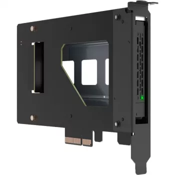 ICY Dock ToughArmor MB111VP-B - rack de armazenamento móvel - para M.2 / M.3 SSD rack móvel - 2,5 polegadas (6,4 cm) - NVMe - PCIe 4.0 x4 - Preto (MB111VP-B)