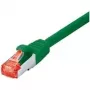 Tecline exertis Connect - cabo de rede - RJ-45 (M) para RJ-45 (M) - 25 m - cabo SSTP - CAT 6 - isento de halogéneos - verde (71525G)