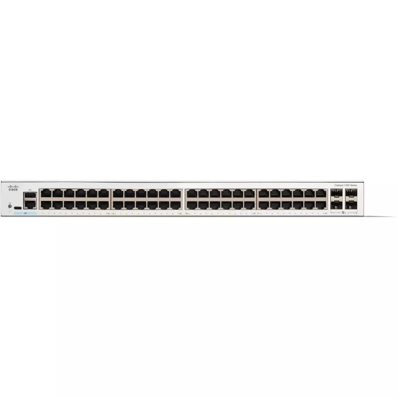 Switch gerido Cisco Catalyst 1200-48T-4X 48 Port GE 4x10GE SFP+