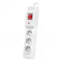 Régua de tomadas ARMAC Multi M3 com 3 tomadas e cabo de 5 m, cinzenta