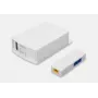 Extensor PoE para LAN 100m.