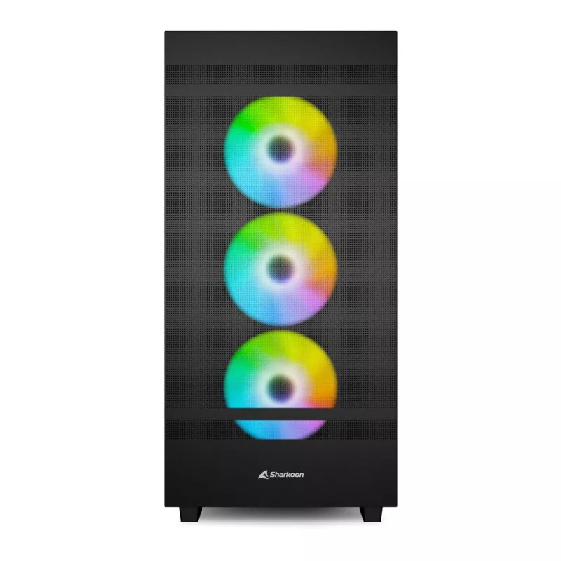 Caixa de PC Sharkoon REBEL C50 RGB Full Tower preta