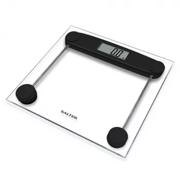 Balança de casa de banho Salter 9208 BK3R balança compacta de vidro eletrónica