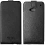 Capa Nevox RELINO para HTC One (M7) FLIP preto-cinzento blister
