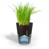 Vaso de ervas GEFU BOTANICO autónomo plástico, aço inoxidável preto