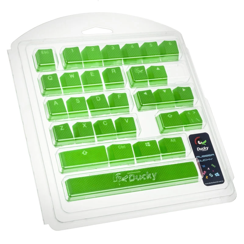 Tecla Ducky DKSA31-USRDGNNO1 Verde-claro Borracha Cherry MX