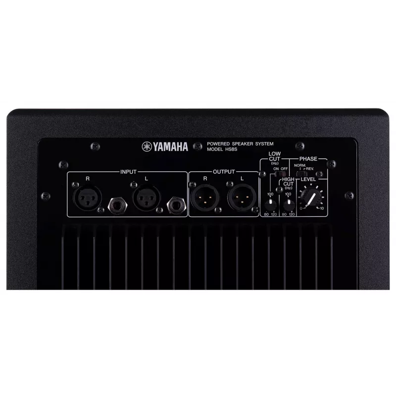 Subwoofer Yamaha HS8S preto 150 W