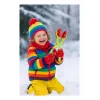 Pá formadora de bolas de neve Jamara Snow Play 2in1 — forma de coração e estrela, a partir de 3 anos, multicolor