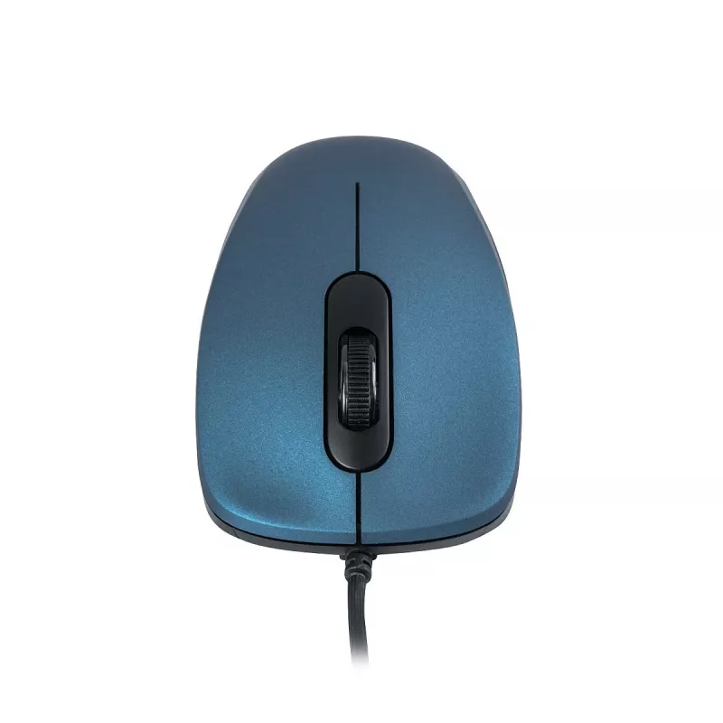 Rato ModeCom MC-M10S - ótico - 3 botões - com fio - USB - azul