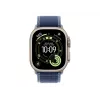 Bracelete Apple MFT74ZM/A smartwatch azul titânio poliéster spandex nylon