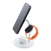 Carregador de mesa sem fios Tellur TLL151391 3em1 MagSafe carregamento rápido para smartphone, relógio e auscultadores