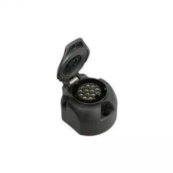 Tomada de reboque IWH 13 polos modelo 010209 20A 12V caixa resistente ao choque