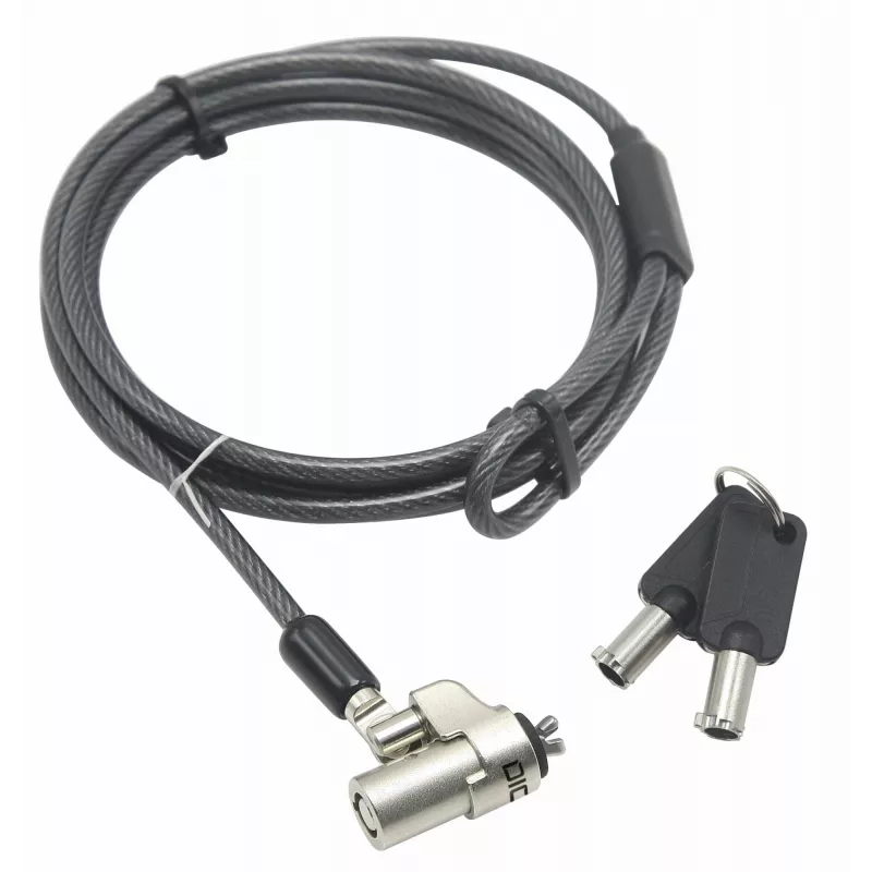 Cabo de segurança DICOTA D31540 preto 2 m