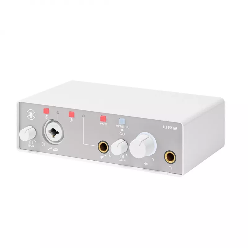 Interface de áudio YAMAHA UR12MK3 branco - interface USB 2-in/2-out compacta…