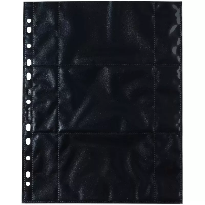 Bolsas para fotografias HERMA Fotophan 9x13 cm horizontal preto 10 unid.