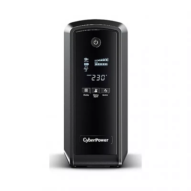 Fonte de alimentação ininterrupta (UPS) CyberPower CP900EIPFCLCD Line-Interactive 0,9 kVA 540 W 6 saídas AC