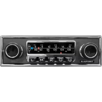 Autorrádio BLAUPUNKT Frankfurt Stereo MB — design retro, compatível com DAB+, Bluetooth, AUX, USB
