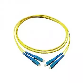 Cabo patch de fibra ótica duplex OS2 (singlemode, 9/125) SC/SC GoodConnections, LSZH, polaridade reversível, 5 m,