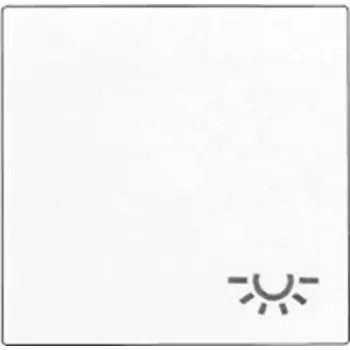 Painel de interruptor de luz de parede Jung A 590 L WW, branco