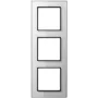 Tampa de interruptor de vidro para montagem na parede JUNG AC 583 GL WW branco, vidro, 84×226 mm