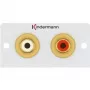 Tomada 2 x RCA Kindermann 7444000510