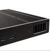 Akasa Plato TN - Ultra Small Form Factor (USFF) - PC - preto - alumínio - escritório doméstico - Kensington