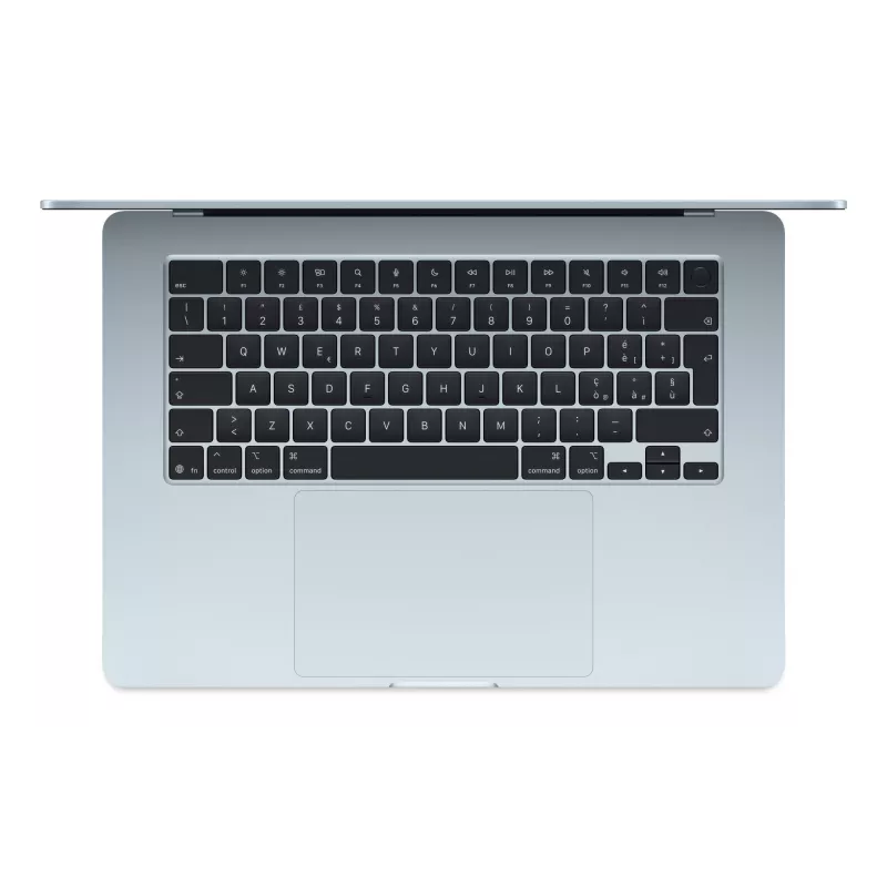 MacBook Air 15, Azul-céu, M4 (10-CPU/10-GPU), 16 GB, 512 GB, Alemão, Fonte de alimentação 35W Dual USB-C, MC7C4D/A