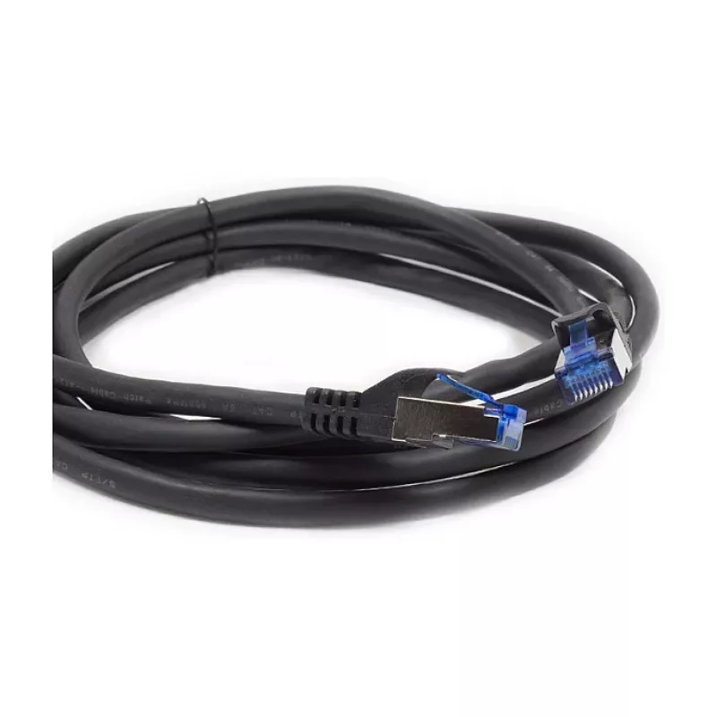 Cabo de rede Cat.6A SmartFLEX HF Good Connections preto 15m
