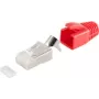 Conector de cabo RJ45 ShiverPeaks BS72067-R vermelho