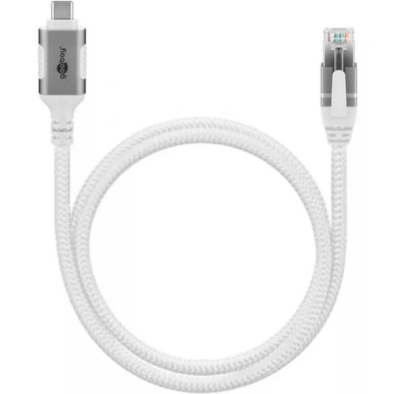 Goobay 74177 - Adaptador de rede cabo USB 3.1 Type-C Gigabit Ethernet 3 m - Placa de rede - 1.000 Mbps (74177)