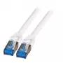 EFB-Elektronik Cabo de rede RJ45 Cat.6A S/FTP TPECat.7 cabo bruto superflex branco 3m Fabricante: EFB Elektronik (K5525FWS.3)