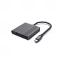 Adaptador de E/S USB-C para HDMI/DP/A-CM-HDMIFDPF-01 GEMBIRD