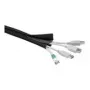 Wentronic Goobay espiral para cabos, preto – 1,8 m espiral para cabos flexível e de fácil instalação (51919)