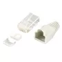 Conector de cabo RJ45 LogiLink MP0021 cinzento transparente