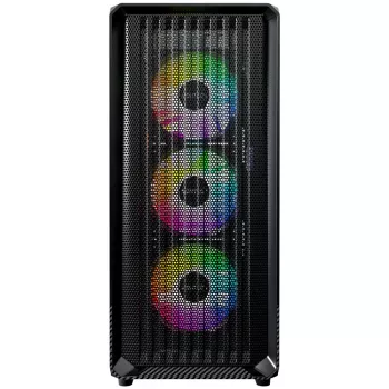 Caixa de PC Montech X5 Midi Tower preto ATX 3 ventoinhas de 140 mm
