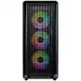 Caixa de PC Montech X5 Midi Tower preto ATX 3 ventoinhas de 140 mm