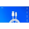Cabo USB 2.0 SAVIO CL-168, USB A (macho) para USB C (macho), 3 m, branco