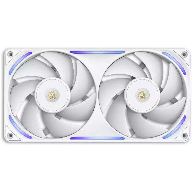 Ventoinha para caixa de computador NZXT F240X 120 mm branca, 1 unid., 240 × 120 × 30 mm