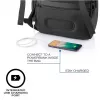 Mochila de lazer XDDESIGN Bobby Soft com compartimento para portátil de 15,6 polegadas, 16 l, PET, preto
