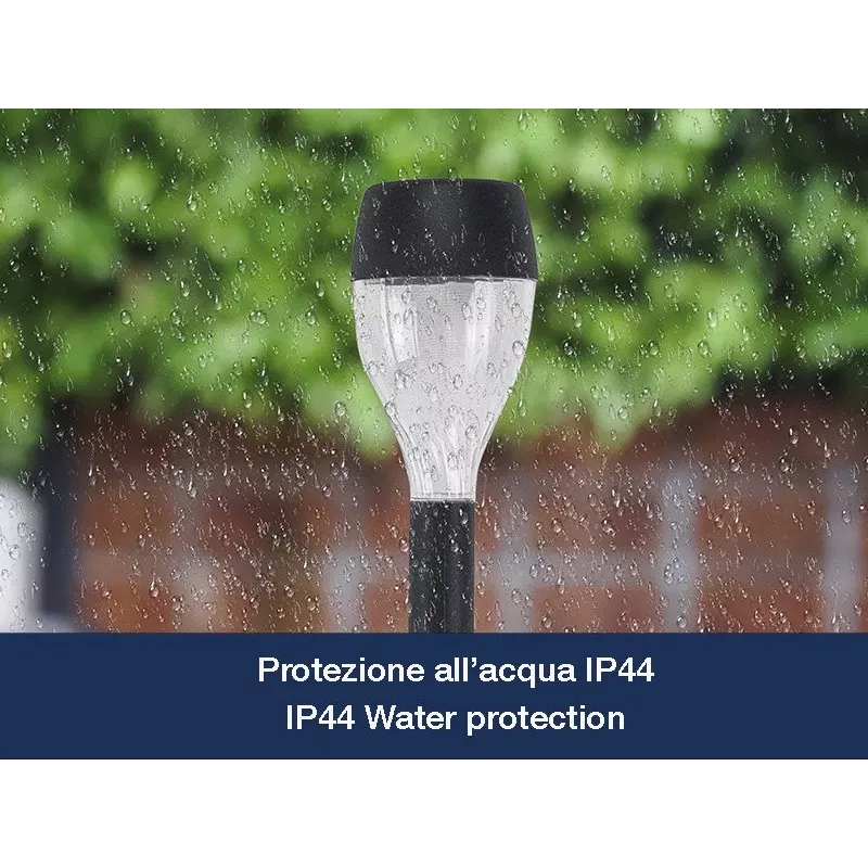 Conjunto de luzes solares para exterior Beper P207ILO050 – 5 luzes à prova de água para jardim e caminho