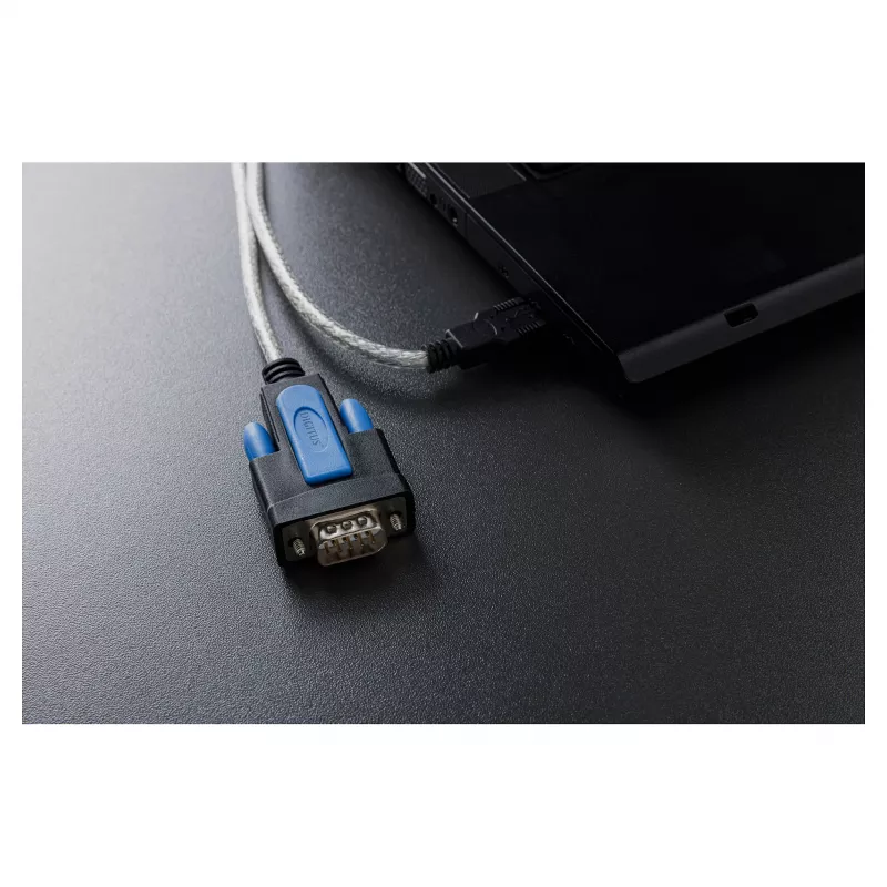 Cabo adaptador USB 2.0 para RS232 DIGITUS DA-70170, chipset FTDI, 1,8 m, USB Type-A para DB9