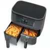 Fritadeira de ar Ninja DZ300EU Dual Zone, 7,6 l (2 x 3,8 l), 2400 W, 240 °C, cinzenta
